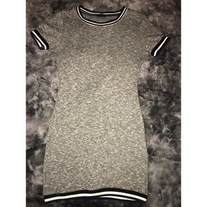 Grey short sleeved dress from Love Culture